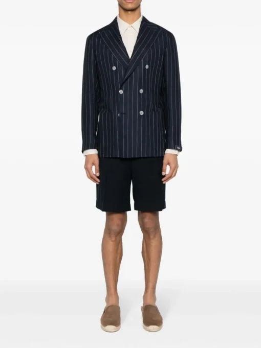 BARBA Blazer doppiopetto gessato