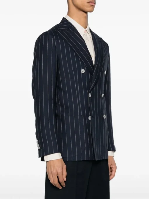 BARBA Blazer doppiopetto gessato