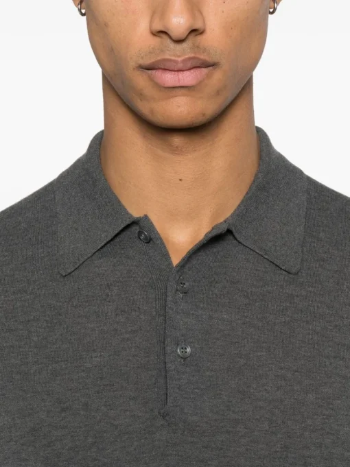 BARBA Cotton polo shirt with logo embroidery