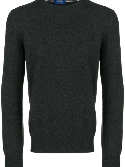 BARBA Maglione con bordo a coste