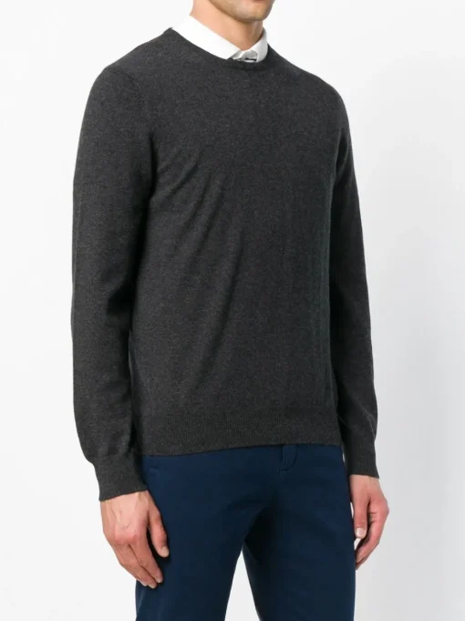 BARBA Maglione con bordo a coste
