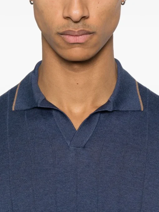 BARBA Silk polo shirt