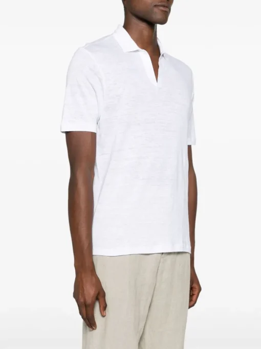 BARBA V-neck polo shirt