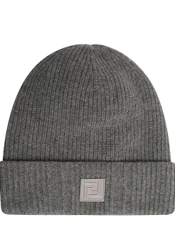 FENDI Beanie wool and cashmere hat