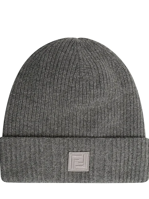 FENDI Beanie wool and cashmere hat