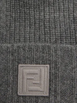 FENDI Beanie wool and cashmere hat