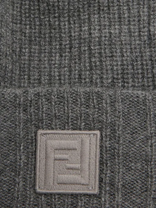 FENDI Beanie wool and cashmere hat