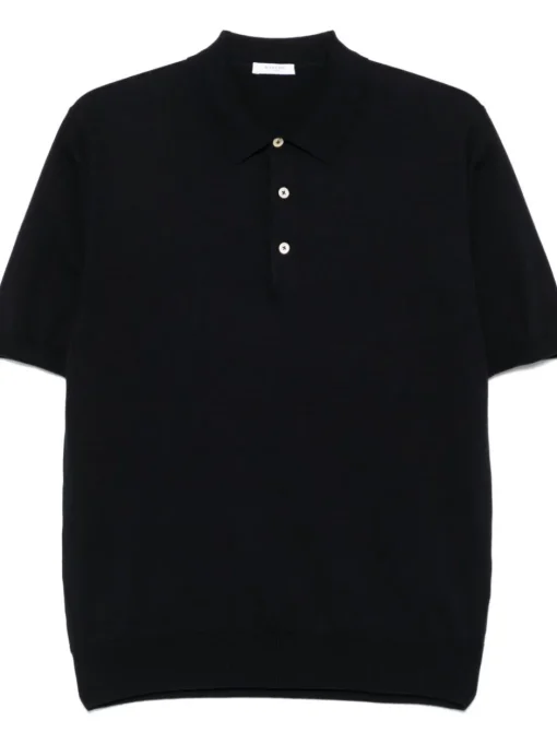BOGLIOLI ribbed polo