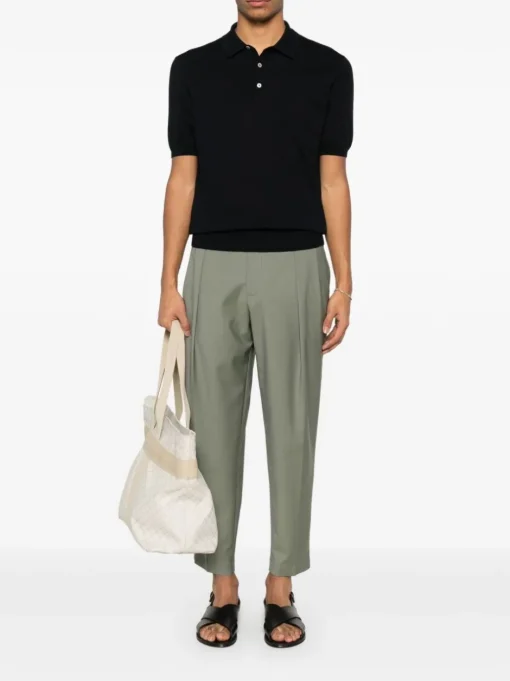 BOGLIOLI ribbed polo