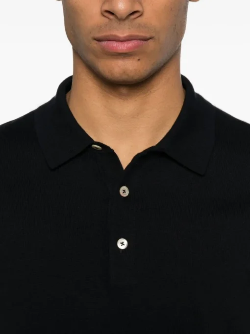 BOGLIOLI ribbed polo