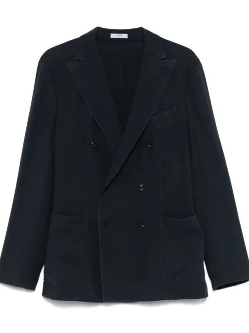 BOGLIOLI Double-breasted blazer with peak lapels