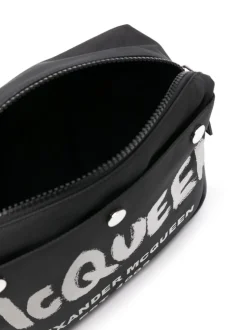 ALEXANDER McQUEEN Borsa messenger con stampa
