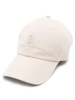BRUNELLO CUCINELLI Baseball hat with embroidery