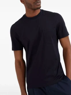 BRUNELLO CUCINELLI Crew-neck T-shirt with patch pockets