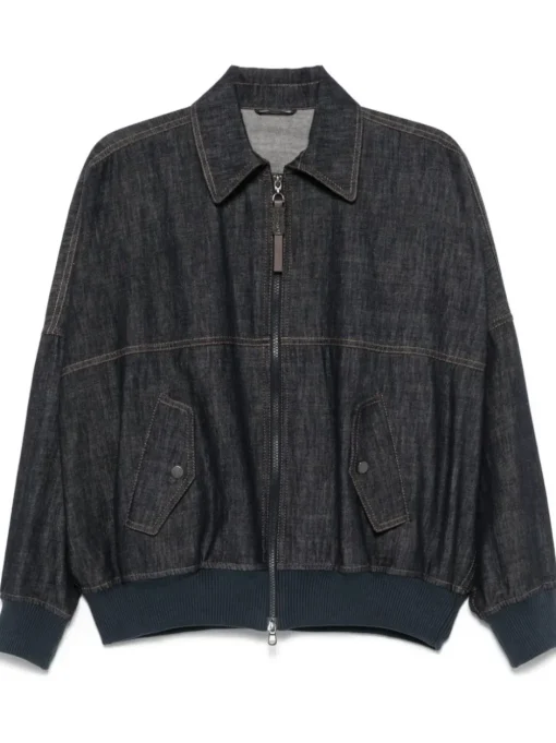 BRUNELLO CUCINELLI Denim bomber