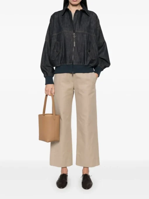 BRUNELLO CUCINELLI Denim bomber