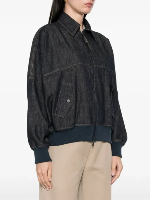 BRUNELLO CUCINELLI Denim bomber