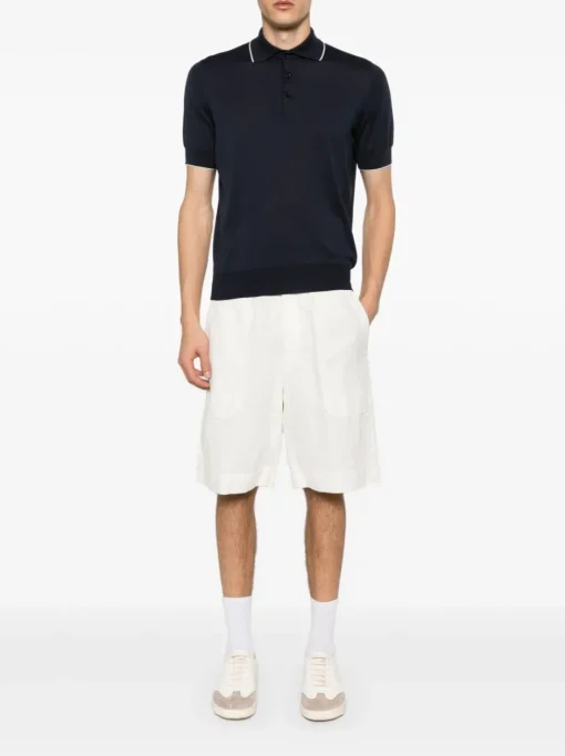 BRUNELLO CUCINELLI Knitted polo shirt