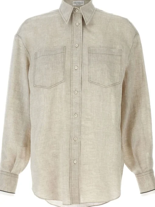 BRUNELLO CUCINELLI Linen shirt