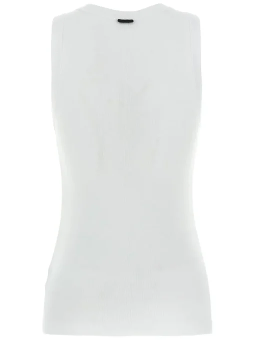 BRUNELLO CUCINELLI Monili tank top with chain detail