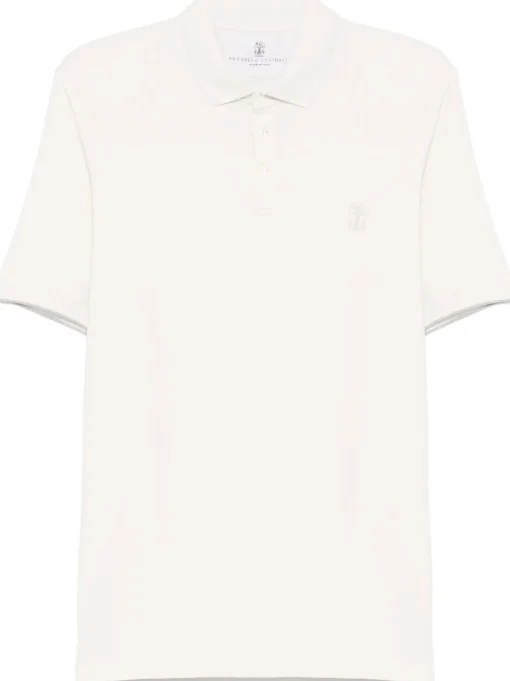 BRUNELLO CUCINELLI Polo shirt with print