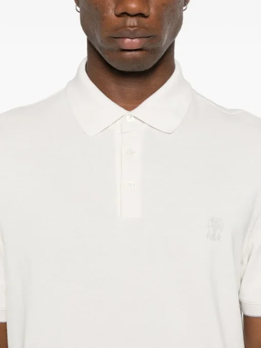 BRUNELLO CUCINELLI Polo shirt with print