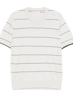 BRUNELLO CUCINELLI Striped T-shirt
