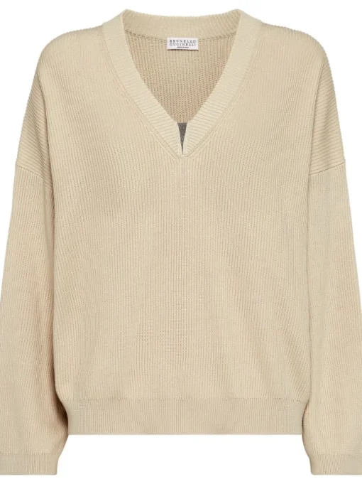 BRUNELLO CUCINELLI Sweater with Monili decoration