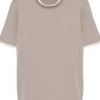 BRUNELLO CUCINELLI T-shirt with layered design
