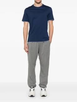 BRUNELLO CUCINELLI T-shirt with layered design