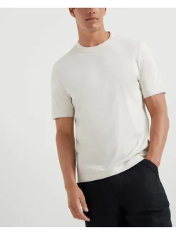 BRUNELLO CUCINELLI T-shirt with layered design