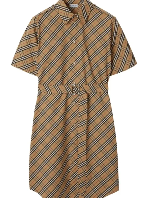 BURBERRY Checked cotton dress