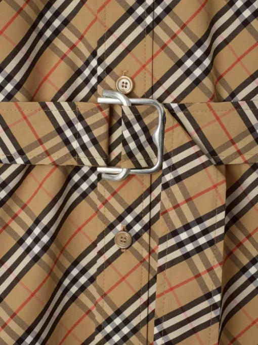 BURBERRY Checked cotton dress