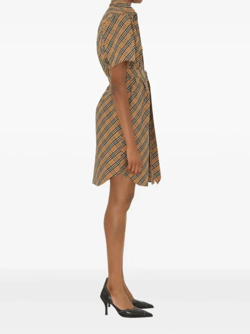 BURBERRY Checked cotton dress