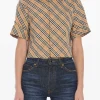 BURBERRY Cropped shirt