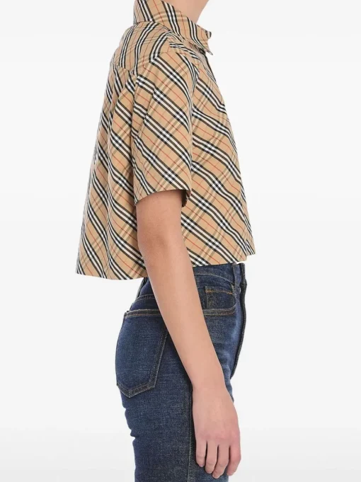BURBERRY Cropped shirt