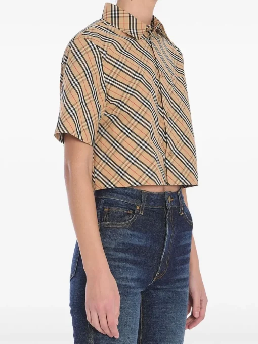 BURBERRY Cropped shirt