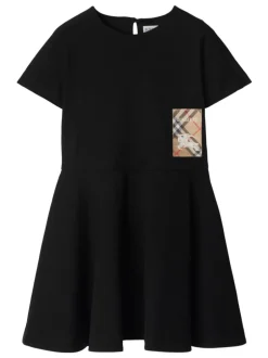 Kids BURBERRY KIDS Check Label dress