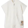 Kids BURBERRY KIDS Checked cape with logo application