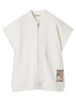 Kids BURBERRY KIDS Checked cape with logo application