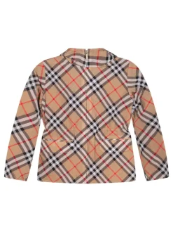 Kids/BOY BURBERRY KIDS Checked nylon jacket
