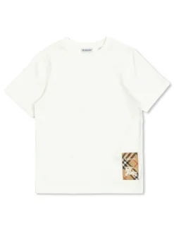 Kids/BOY BURBERRY KIDS Checked T-shirt