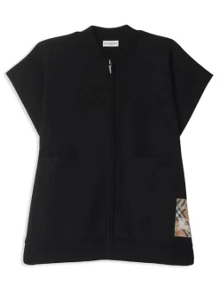 Kids BURBERRY KIDS Checked cape with logo application