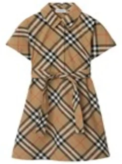 Kids BURBERRY KIDS Dress with Vintage Check motif