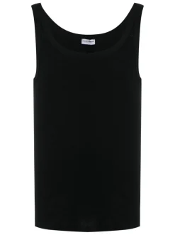 DOLCE & GABBANA Canotta cotone nero