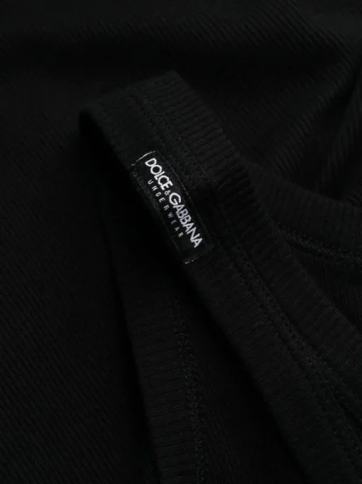 DOLCE & GABBANA Canotta cotone nero