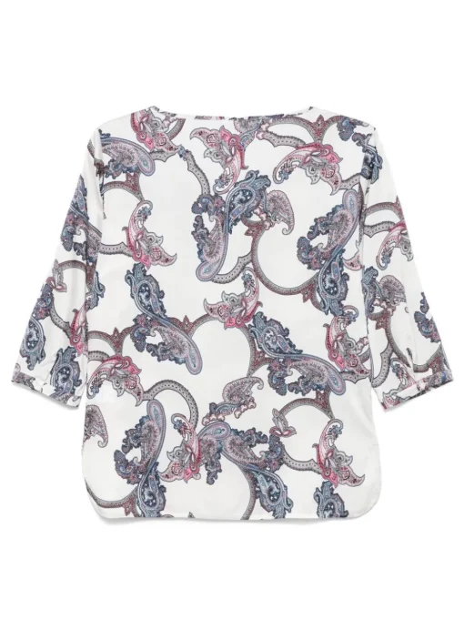 CENERE GB Blouse with graphic print