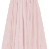 CENERE GB Taffeta midi skirt