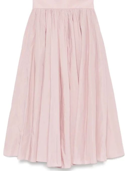 CENERE GB Taffeta midi skirt