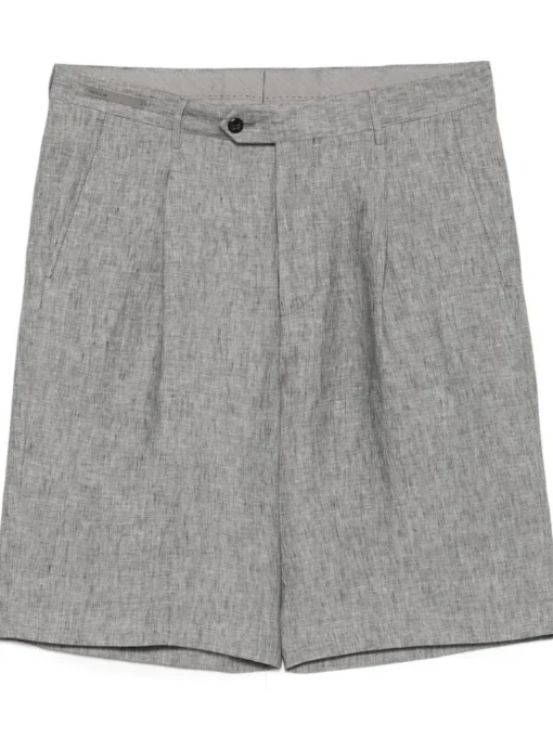 CORNELIANI Chino corti con pieghe